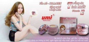 Kem dưỡng trắng da umi yến đỏ colagen