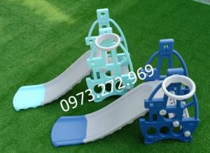 Bộ cầu tuột kết hợp nhà banh
