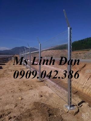 Lưới thép hàng rào chấn sóng sơn tĩnh điện, hàng rào chấn sóng mạ kẽm