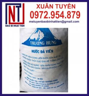 Bao PP dệt chất lượng đựng nước đá tinh khiết