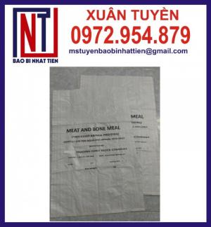 Bao PP dệt đựng cám, bột cá