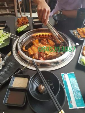 Lò nướng than hoa hút âm không khói Hnà Quốc