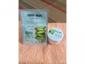 Kem Tắm Trắng 5DAY SKIN Aloe Vera