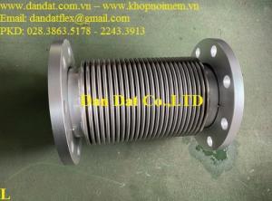 Khớp nối chống rung mặt bích gia công theo BV, khớp nối giãn nở inox 304