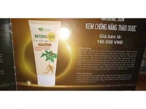 Kem chống nắng thảo dược