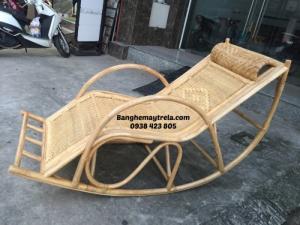 Ghế bập bênh mây tre đan ngồi thư giãn