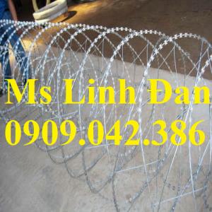 Dây thép gai hình dao mạ kẽm, dây thép gai hình dao,