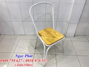 Ghế sắt. Ghế Cafe sân vườn. Ghế cafe giá rẻ. Ghế gỗ cafe. Ngọc Phát