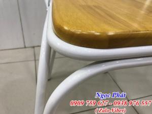 Ghế sắt. Ghế Cafe sân vườn. Ghế cafe giá rẻ. Ghế gỗ cafe. Ngọc Phát
