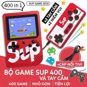 Máy chơi game sup 400 in 1 có tay cầm hỗ trợ 2 người chơi game