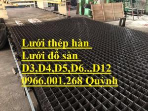Lưới thép hàn D4(100x100),D4(150x150),D4(200x200) lưới đổ sàn dạng tấm,cuộn