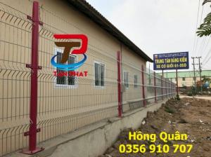Hàng rào lưới thép hàn, hàng rào mạ kẽm dây 5ly mắt 50*200 giá tốt