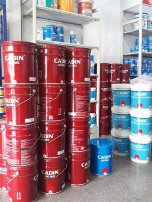 Đại lý bán sơn chống rỉ CADIN màu đỏ thùng 17,5 lít giá rẻ nhất tại TPHCM