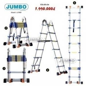 Thang nhôm chữ A rút gọn JUMBO Model : A190B
