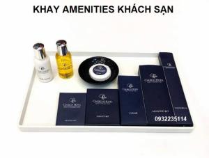 Khay đựng đồ dùng phòng tắm, khay đựng amenities khách sạn