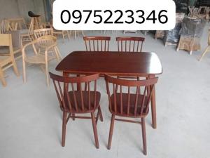 Bàn ghế cafe gỗ sơn P,U..