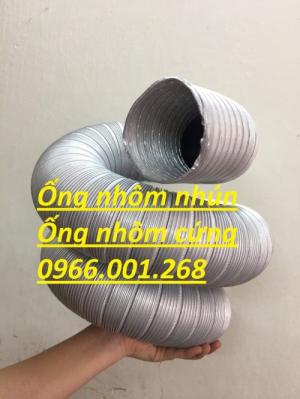 Ống nhôm nhún,ống nhôm cứng chịu nhiệt cao phi 100,phi 125,phi 150,phi 200