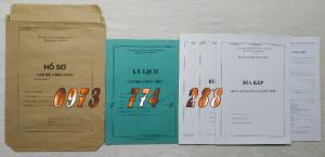 Hồ sơ viên chức mẫu HS09a-VC/BNV