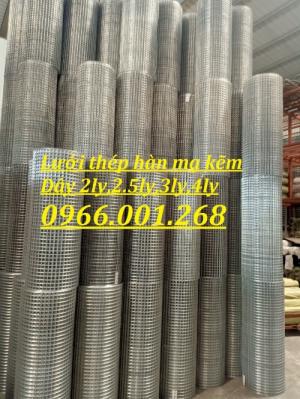 Lưới thép hàn mạ kẽm dây 2ly ô 25x25,2.5 ly ô 35x35,3ly ô 50x50,4ly ô 50*50