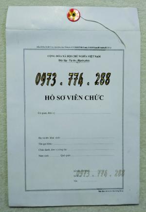 Bì hồ sơ viên chức theo Thông tư 07/2019/TT-BNV ngày 01/06/2019 của Bộ Nội vụ.
