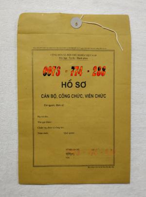 Đặt in các loại hồ sơ lý lịch cán bộ công chức, các loại hồ sơ viên chức mẫu mã dùng cho toàn quốc
