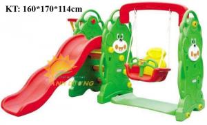Bộ cầu trượt kèm xích đu cho trẻ em mầm non giá ưu đãi