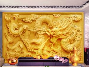 Tranh rồng phượng - gạch tranh 3d