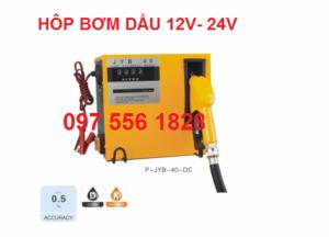 BƠM DẦU DIESEL JYB-40-DC 12v/24v kèm đồng hồ