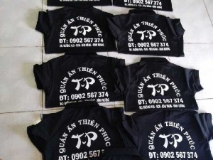 Chuyên may in áo thun đồng phục quán ăn nhanh giá rẽ sài Gòn