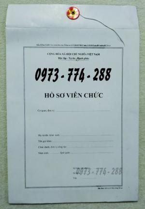 Bì hồ sơ viên chức theo tt07