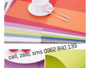Tấm lót bàn ăn, lót ly, chén, dĩa