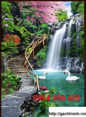 MẪU GẠCH 3D ỐP TƯỜNG CẦU THANG