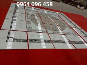 Gạch thảm 3d phòng khách khổ lớn - 45DF