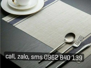 Tấm lót bàn ăn đan mảnh cho nhà hàng