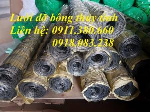 Lưới thép mạ kẽm đỡ bông thủy tinh D1,2mm ô100x100,...