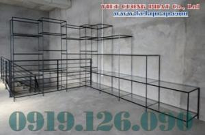 Kệ Trưng Bày Sản Phẩm: Không gắn ốc vít - Tháo ráp dễ dàng