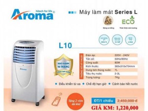 QUẠT ĐIỀU HÒA AROMA L10