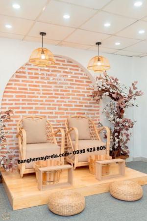 Ghế mây tre kiểu hiện đại