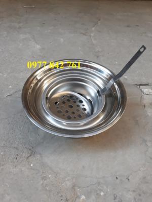Bếp nướng than hoa âm bàn chất liệu inox giá rẻ