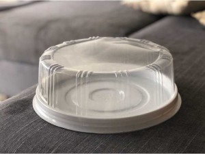 45c Hộp đựng bánh 20cm đế trắng cứng cáp