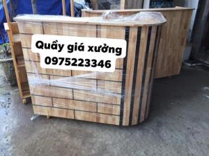 Quầy gỗ tự nhiên bền và rẻ giá tại xưởng..