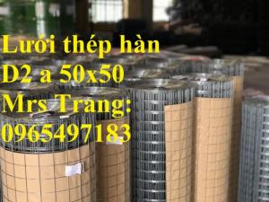 Lưới Thép Hàn D2 A 50X50 Khổ 1Mx30M, 1.2Mx30M. Hàng Có Sẵn Số Lượng Lớn