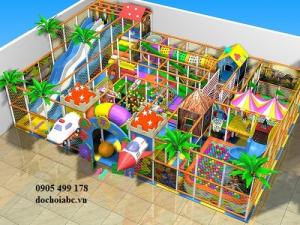 Thi công thiết kế khu vui chơi trẻ em trong nhà và ngoài trời chất lượng cao