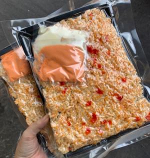 Miếng 300gr Cơm cháy muối ớt chấm sốt bơ phô mai ngon - Food by Mama