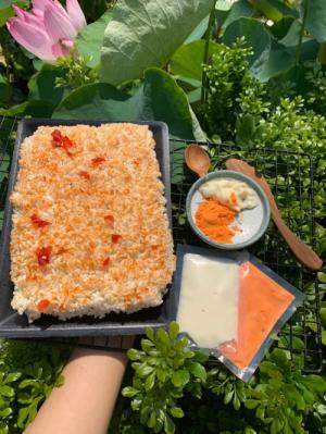 Miếng 300gr Cơm cháy muối ớt chấm sốt bơ phô mai ngon - Food by Mama