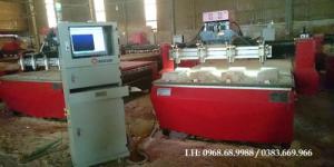 Máy chạm khắc gỗ, máy đục gỗ cnc làm đồ thờ, chân sập tại Hà Nội, Hải Dương