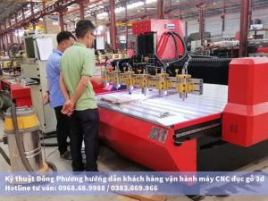 Máy CNC khắc gỗ | Máy khắc gỗ 1825-6 | Máy đục gỗ 6 đầu