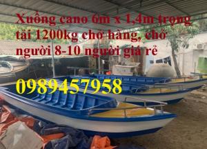 Cano chở 8-10 người 6m trọng tải 1200kg mới 100%