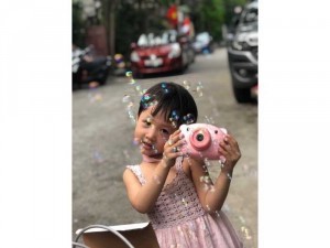 Đồ chơi thổi bong bóng hình lợn siêu cute cho bé