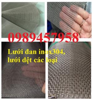 Lưới lọc khoáng sản, lưới lọc dầu, lưới dệt inox 304, lưới đan 1ly, 2ly